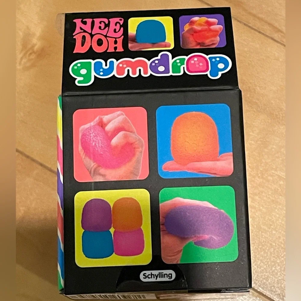 Needoh Gumdrop Super Solid Squish! Purple